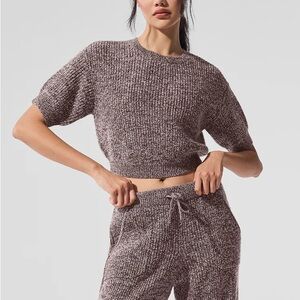 Marl Sweater Short Sleeve